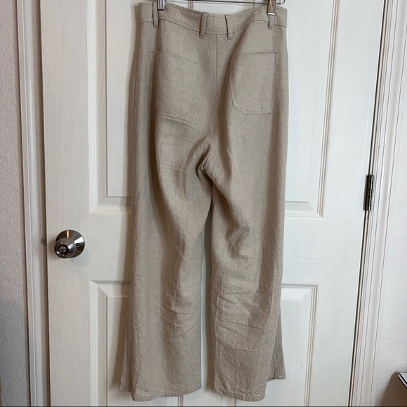SOLD! ZARA Linen Blend Pants S - Picture 6 of 10